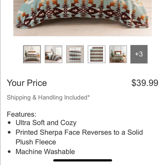 Pendleton Bedding Pendleton Sherpa Costco Special Do Not Buy Poshmark